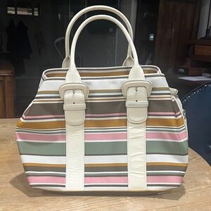 Cole Haan Striped Multicolor Handbag